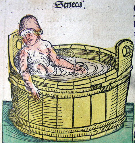 The Suicide of Seneca, illustration from The Nuremberg Chronicle - Michael Wolgemut