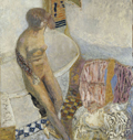 Nude at her bath