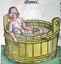 The Suicide of Seneca, illustration from The Nuremberg Chronicle
