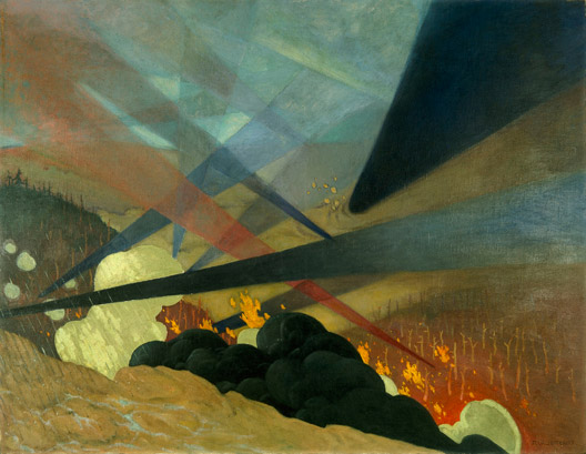 Verdun, huile sur toile de Félix Vallotton