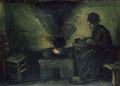 Peasant Woman By the Hearth