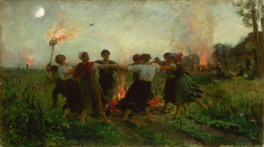 Saint John's Festival - Jules Breton