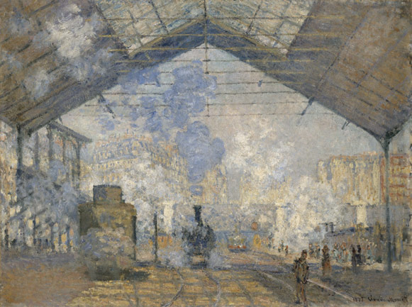 La gare Saint-Lazare y Claude Monet