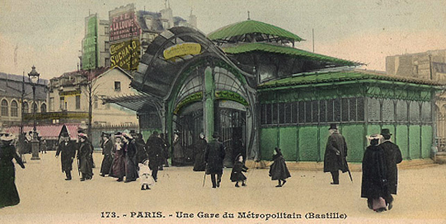 station de métro « Bastille », Paris