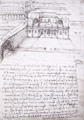 Projet d'une cité, extrait du manuscrit B - Léonard de Vinci