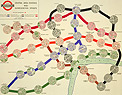 plan des stations de métro centrales de Londres