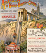 publicité pour le funiculaire de Notre-Dame de la Garde, Marseille