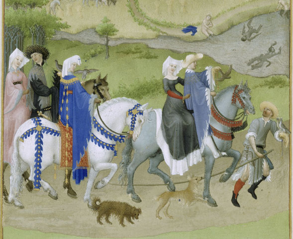 Les Très Riches Heures du Duc de Berry (The very rich hours of the Duc de Berry: The Calendar. August) - Limbourg brothers