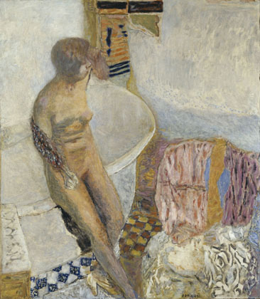 Nude at her bath - Pierre Bonnard