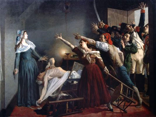 Marat assassinated! July 13, 1793, 8 o'clock in the evening - Jean-Joseph Weerts