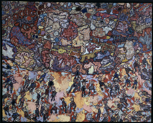 Rue passagère - Jean Dubuffet