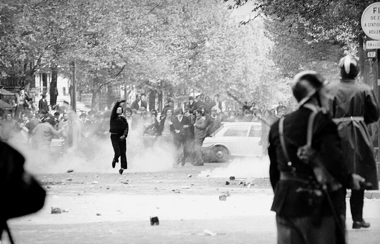 Demonstration on May 6, 1968, in the Latin Quarter - anonymous