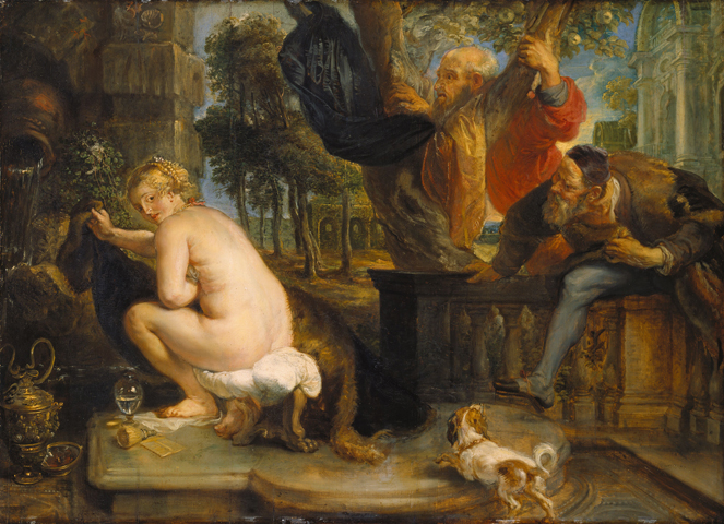 Susanna at her Bath - Pierre Paul Rubens