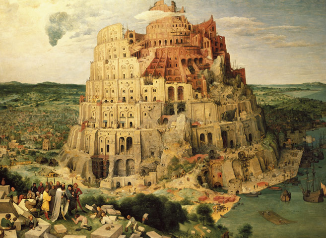 Construction de la tour de Babel - Brueghel Pieter, le Vieux