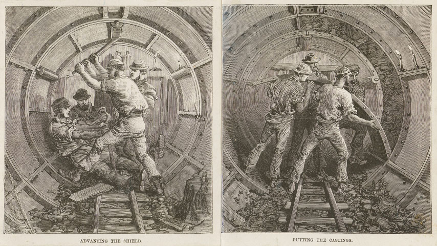 First tunnel beneath the Thames