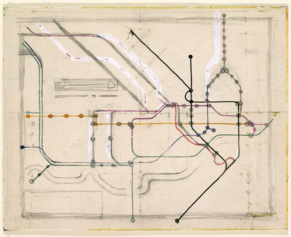 Sketch for the London Underground map