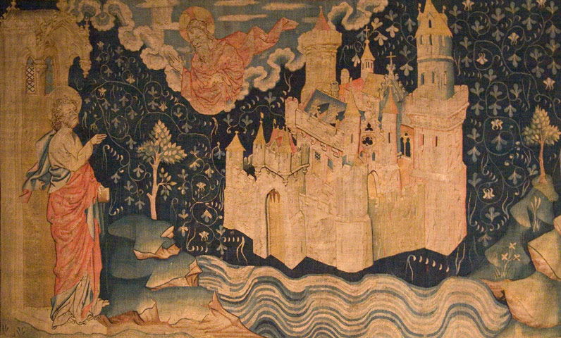 The Apocalypse Tapestry (detail) - Hennequin de Bruges