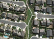 Backyards of Housing Sub-division - Kansas City, Missouri