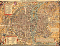 Belleforest's map of Paris